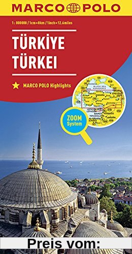MARCO POLO Länderkarte Türkei 1:800 000 (MARCO POLO Länderkarten)